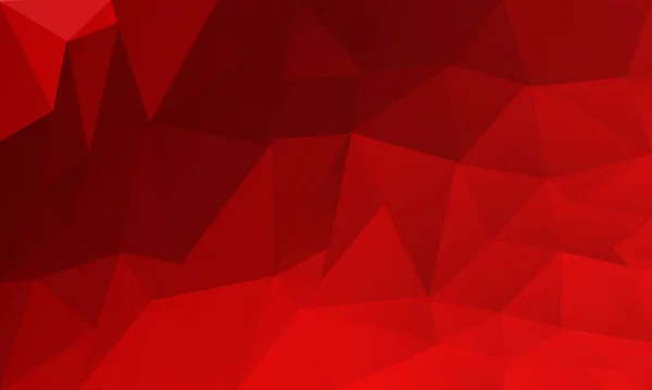 Abstract Red and Black Low Poly Background