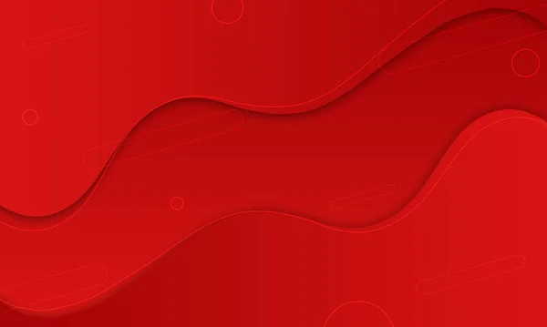 Abstract gradient fluid wave background with geometric shape