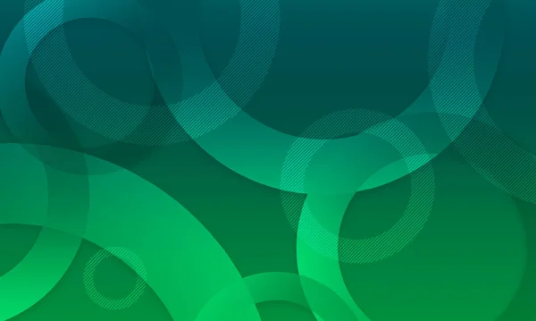 Green Modern Circle geometric abstract background
