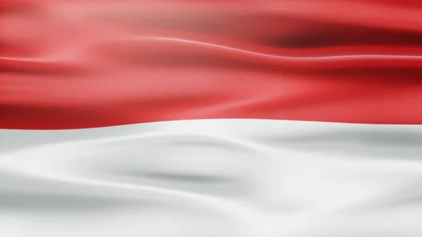 Indonesia Waving Flag Wallpaper Background — 스톡 사진