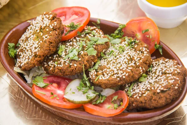 Egyptian Oriental and Traditional Food, shots is selective focus with shallow depth of field.