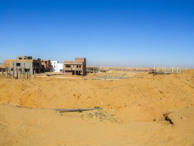 Editorial construction Photo, shot is selective focus with shallow depth of field. Photo taken at Cairo Egypt on 13 May 2010