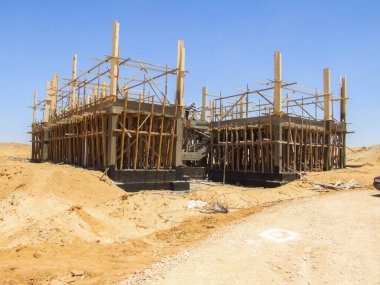 Editorial construction Photo, shot is selective focus with shallow depth of field. Photo taken at Cairo Egypt on 13 May 2010