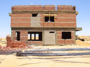 Editorial construction Photo, shot is selective focus with shallow depth of field. Photo taken at Cairo Egypt on 13 May 2010