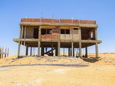 Editorial construction Photo, shot is selective focus with shallow depth of field. Photo taken at Cairo Egypt on 13 May 2010