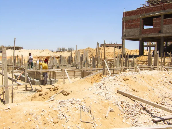 Editorial construction Photo, shot is selective focus with shallow depth of field. Photo taken at Cairo Egypt on 13 May 2010