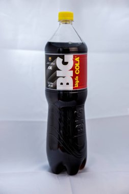 Illustrative Editorial branded photography, Big Cola, shot is selective focus with shallow depth of field. Photos taken at Cairo Egypt on 21 January 2016