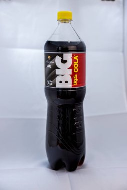 Illustrative Editorial branded photography, Big Cola, shot is selective focus with shallow depth of field. Photos taken at Cairo Egypt on 21 January 2016