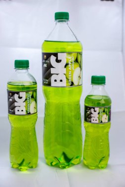 Illustrative Editorial branded photography, Big Cola, shot is selective focus with shallow depth of field. Photos taken at Cairo Egypt on 21 January 2016