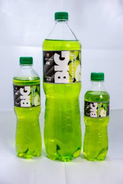 Illustrative Editorial branded photography, Big Cola, shot is selective focus with shallow depth of field. Photos taken at Cairo Egypt on 21 January 2016