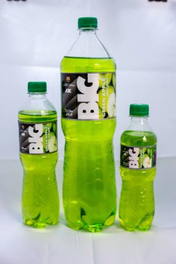 Illustrative Editorial branded photography, Big Cola, shot is selective focus with shallow depth of field. Photos taken at Cairo Egypt on 21 January 2016
