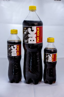 Illustrative Editorial branded photography, Big Cola, shot is selective focus with shallow depth of field. Photos taken at Cairo Egypt on 21 January 2016
