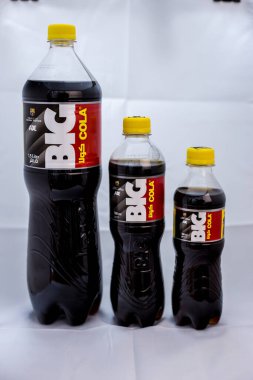 Illustrative Editorial branded photography, Big Cola, shot is selective focus with shallow depth of field. Photos taken at Cairo Egypt on 21 January 2016