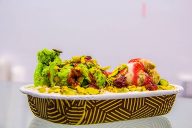 Food Fotography art shots, Ice Cream, Photos is selective focus with shallow depth of field.