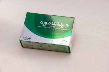 Tıbbi çekimler. Fotoğraf, yüzeysel derinlikte seçici bir odak noktasıdır. 17 Mayıs 2022 'de Kahire Mısır' da çekildi.