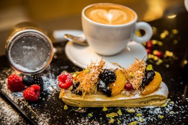 Coffee day shot, Photo is selective focus with shallow depth of field. Taken at Cairo Egypt on 18 November 2016.