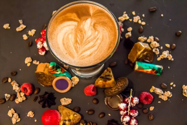 Coffee Day Shot Coffee Maker Photo Selective Focus Shallow Depth — Stok fotoğraf