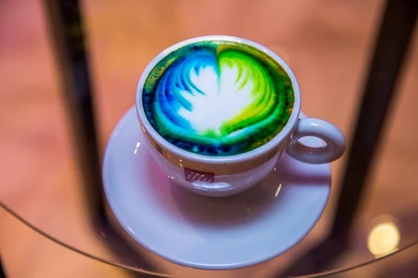 Coffee Day Shot Coffee Maker Photo Selective Focus Shallow Depth — Stock Photo, Image