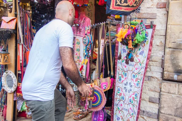 Foto Editorial Para Calle Moez Fátima Islámica Cairo Zona Mezquita — Foto de Stock