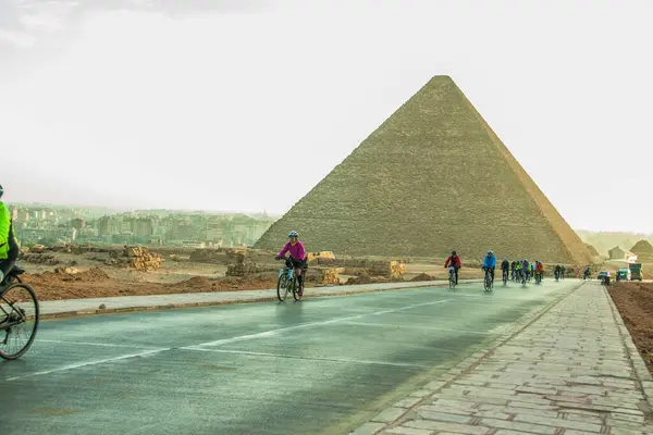 Tour Afrique Bicicletas Cairo Ciudad Del Cabo Rodadas Cairo Egipto —  Fotos de Stock