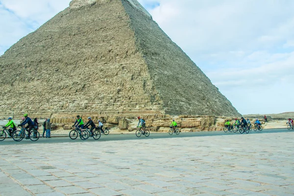 Tour Afrique Bicicletas Cairo Ciudad Del Cabo Rodadas Cairo Egipto —  Fotos de Stock