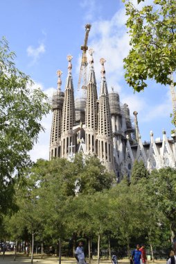 Barcelona 'daki Sagrada Familia Katedrali