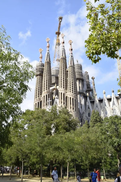 バルセロナのサグラダ ファミリア大聖堂 — ストック写真