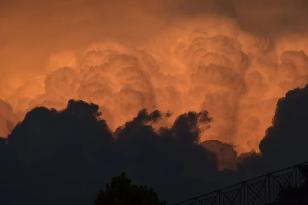 Sunset Dramatic Cloud Sky —  Fotos de Stock