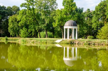 Yazın güzel bir park.