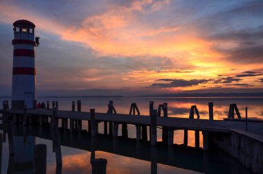 Sunset in Podersdorf, Neusiedler see