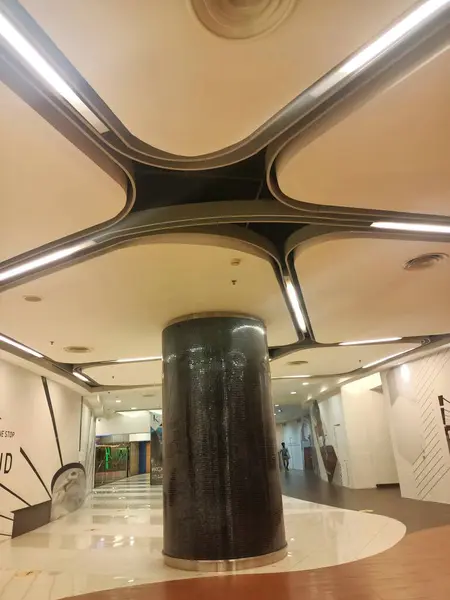modern architectural interior inside the mall