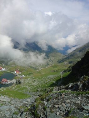 Casa Balea Lake on Mt Fagaras Romania