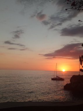 Sunset in Jamaica - from the LTU Pub