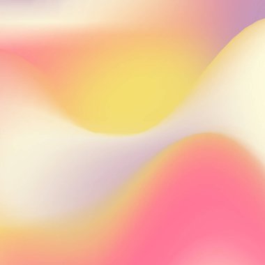 trendy abstract background with vibrant waves of color. 2d illustration of wavy motion blur. swirly gradient mesh tones