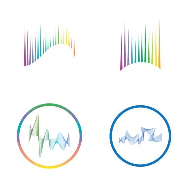 aurora logo design icon illustration vector template