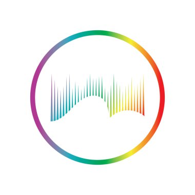 aurora logo design icon illustration vector template