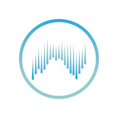 aurora logo design icon illustration vector template