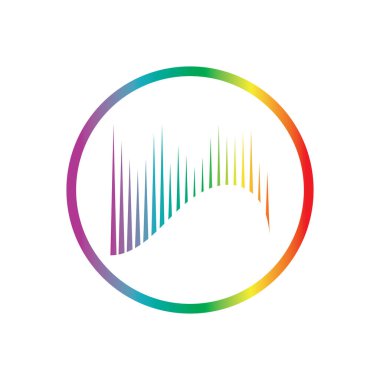 aurora logo design icon illustration vector template