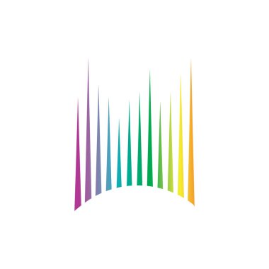 aurora logo design icon illustration vector template