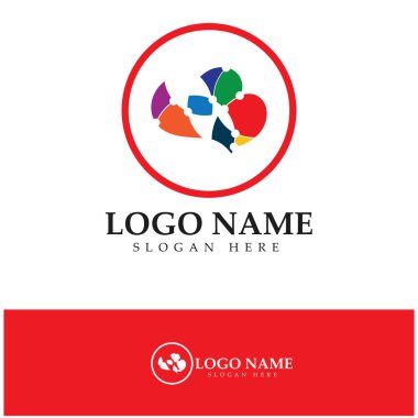  Beyin logosu konsept vektörü, Sağlık Beyni Nabzı logosu, Beyin Bakımı logo şablonu vektörü dizayn eder