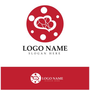  Beyin logosu konsept vektörü, Sağlık Beyni Nabzı logosu, Beyin Bakımı logo şablonu vektörü dizayn eder