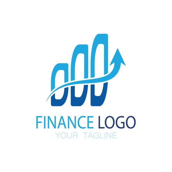 Financiamento Empresas Logotipo Marketing Design Ilustração Vetorial — Vetor de Stock