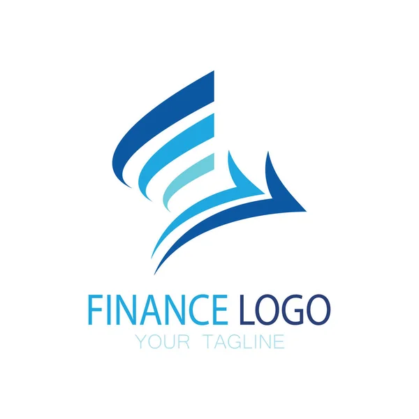 Χρηματοδότηση Των Επιχειρήσεων Και Λογότυπο Μάρκετινγκ Σχεδιασμός Εικονογράφηση Διάνυσμα — Διανυσματικό Αρχείο