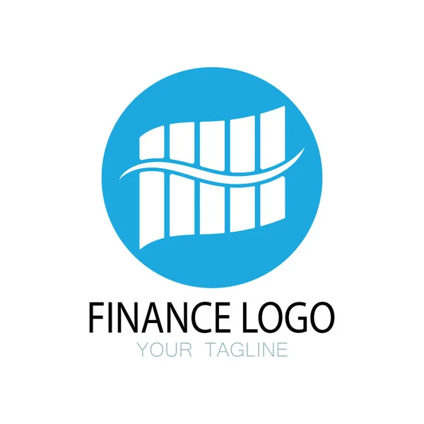 Financiamento Empresas Logotipo Marketing Design Ilustração Vetorial —  Vetores de Stock