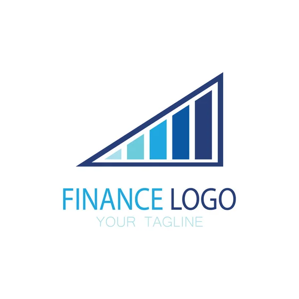 Diseño Ilustración Vectorial Del Logotipo Finanzas Marketing — Archivo Imágenes Vectoriales