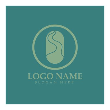 River Logo vektör resimleme şablonu