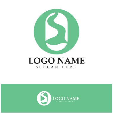 River Logo vektör resimleme şablonu