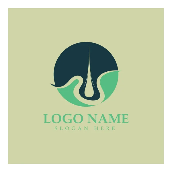 Hair Treatment Logo Removal Logo Vector Image Design Illustratio — Stock Vector