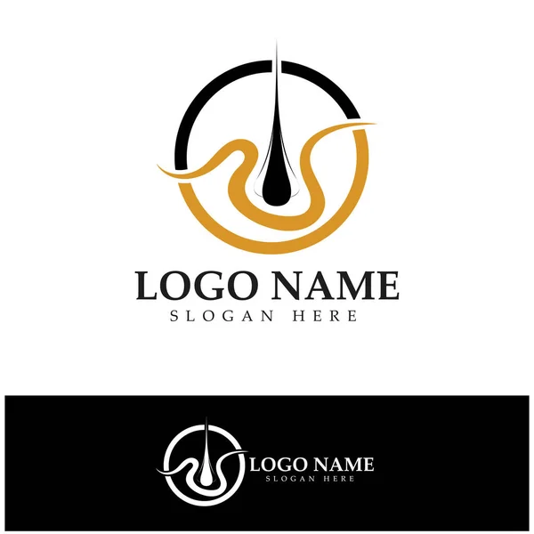 Hair Treatment Logo Removal Logo Vector Image Design Illustratio — Image vectorielle