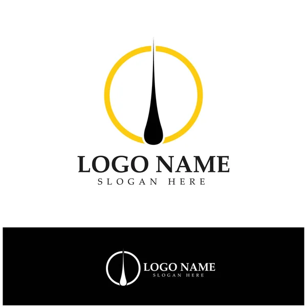 Hair Treatment Logo Removal Logo Vector Image Design Illustratio —  Vetores de Stock